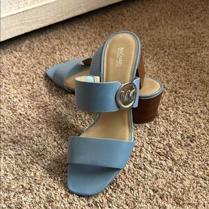 Michael Kors Blue Women's Sandals Sz 10